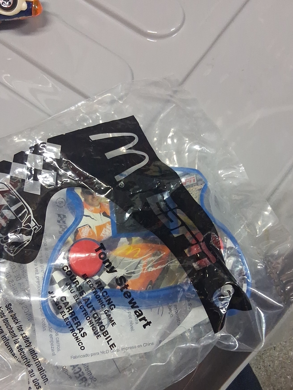 McDonald's handheld games 1pc  Tony Stewart